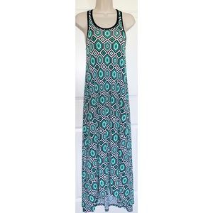 NEW American Twist Geometric Hi Lo Maxi Dress, S